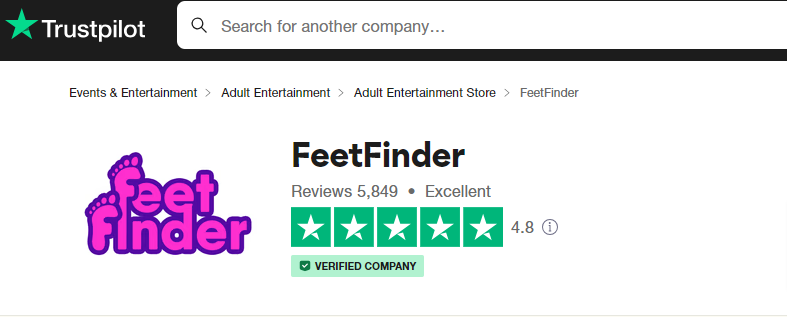 Feetfinder reviews on trustpilot