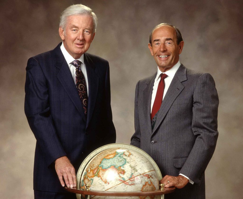 Jay Van Andel and Rich DeVos the founder of Amway