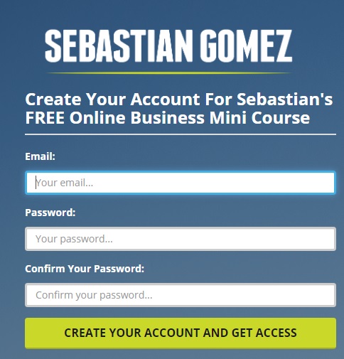 Sabatian Gomez Registration form